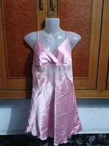 Silky Pink Nighty