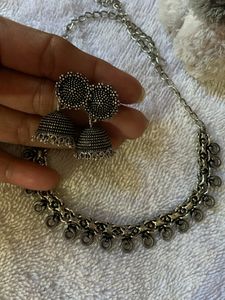 Necklace Set With Naintara Jhumka