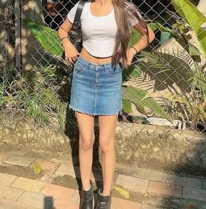 Denim Mini Skirt