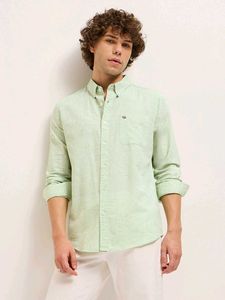 Light Green Casual Shirt,The Bear House