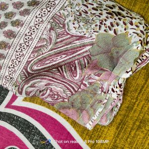 Printed Saree  pack of 2