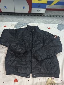Stylish Black Quilted Jacket