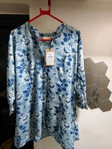 Floral Print Tunic Top