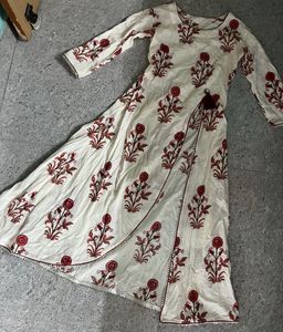 Floral Print Anarkali Kurti