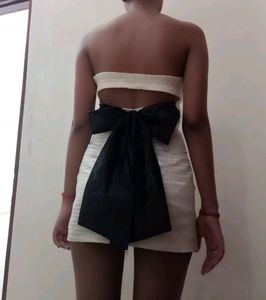Pinterest Strapless Bow Dress