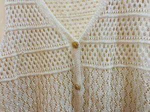 Pinteresty White Crochet Vest Top