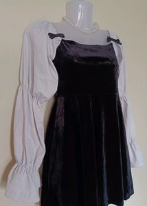 Coquette Black Dress