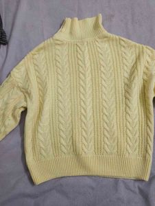 Yellow Knit Sweater