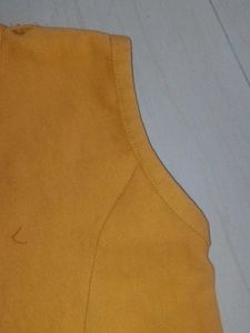 Chic Mustard Yellow Mini Dress