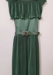 Green Tiered Maxi Dress