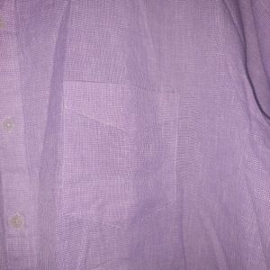 Rich Look Lavender Colour Half Sleeve Shirt