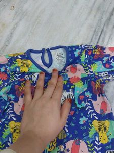 Cute Animal Print Kids&#39; Pajama Set