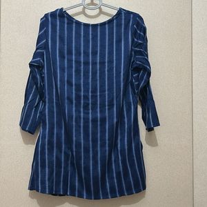 Raisin Blue Striped Tunic