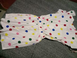 Cute Polka Dot Romper
