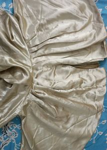 Satin Ruffle Top