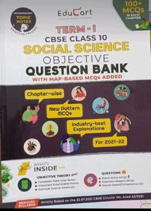 Educart Class 10th QBank term 1