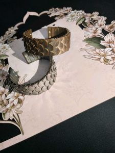 Vintage Scale Cuff Bracelets
