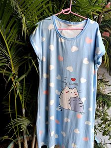 Oversized Long Fit Tshirt , Cute Chibi Characters