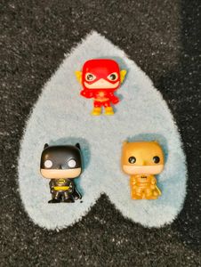 Kinder Joy Funko Pop! DC Heroes Bundle(Set Of 3)