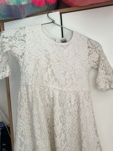 Hop White Frock