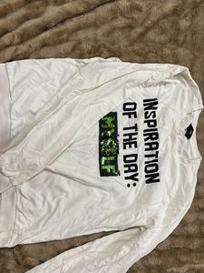 White Graphic Print Sweatshirt from max