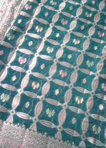 Elegant new green saare🖇️