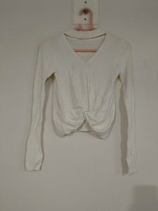 White Twist Front Top🤍