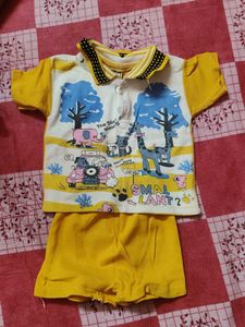 tshirt half pant set