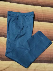 Men Grey Stitched Formal Trouser