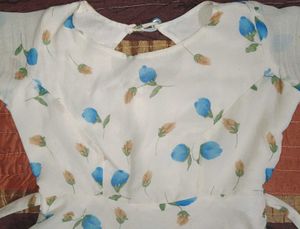 Floral Print Anarkali