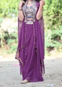 Elegant Maroon Ethnic Gown