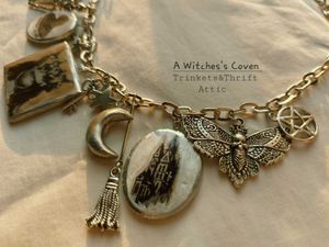Handmade Witch Charm Necklace