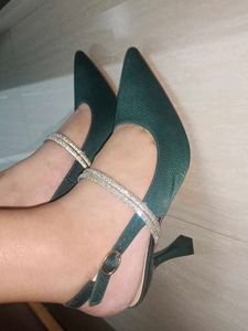Emerald Green Heels