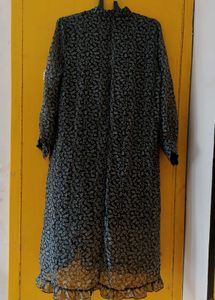 Women&#39;s Black Floral Dress
