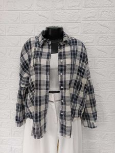 Imported Cotton Checkered Shirt