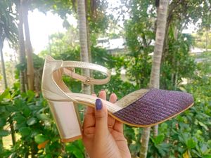 Beautiful Glittery Party Wear Heels