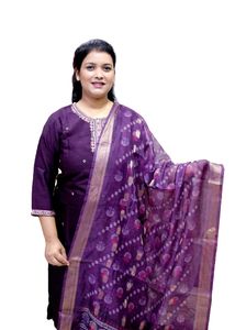 Stitched Kurta Set With Dupatta