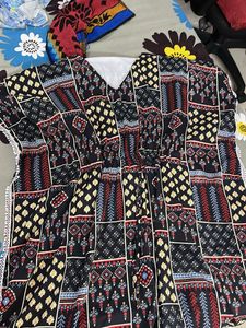 Printed Midi Dress