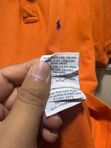 Ralph Lauren Orange Polo TShirt