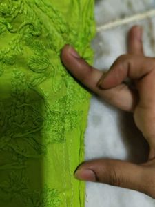 cotton Chikankari Kurti