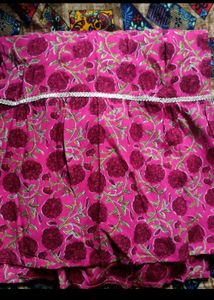 Floral Printed Anarkali Kurta/ Maxi Dress