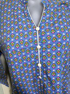 Printed Cotton Long Kurta