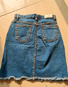 Denim Mini Skirt