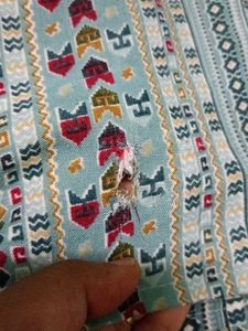 Blue Chevron Kurti N Pant