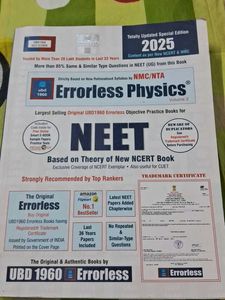 Errorless Physics NEET Vol 2,2025