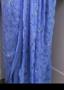 Embellished Saree For Party