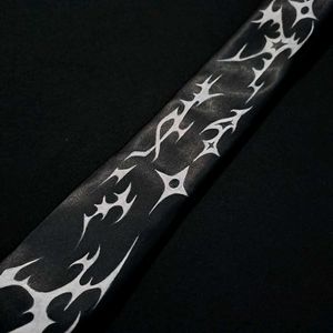 Grunge Gothic Japanese Neck Tie