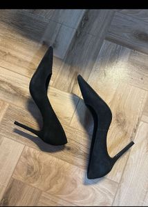 Mango Pointed-TOE SATIN FINISH STILETTO HEEL PUPMP