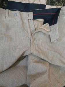 Grey White Khaki Nude Formal Pant Size 32 Branded