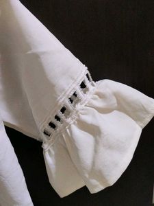 Modest White Dress